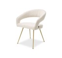 Bravo spisestol bouclé cream