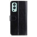 OnePlus Nord 2 5G Lommebok-deksel med Magnetisk Lukning Svart