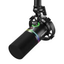 Maono PD200x Dynamisk Mikrofon med USB for Podcasting - Svart