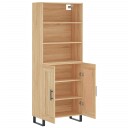 vidaXL Highboard sonoma eik 69,5x34x180 cm konstruert tre 8720845933517
