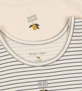 Konges Sløjd Undertrøyer   2 pack   Blue Stripe   Konges Sløjd   4 år (104)   Undertrøye Beige Blå