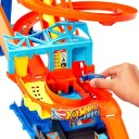 Hot Wheels HJV69 City Berg og dalbanesett Inkl. 5 Lekebiler