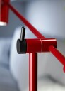 Cato Gulvlampe Ruby Red / Matt Sort