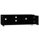 vidaXL TV-benk svart 120x40,5x35 cm konstruert tre