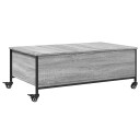  Salongbord med hjul grå sonoma 91x55x34 cm konstruert tre 8721012375956