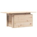  Hagebord 100x50x75 cm heltre furu 844908