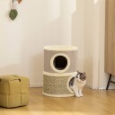 Northio Kloretårn For Katter 49 cm To Nivåer Med Plysjkant