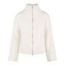 Pandora Cardigan Cream S Mohair zip wool cardigan