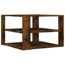  Salongbord røkt eik 59,5x59,5x40 cm konstruert tre 8720845434908