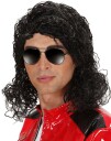 Michael Jackson Inspirert Svart Parykk