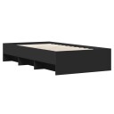  Sengeramme svart 90x190 cm konstruert tre 8721102857072