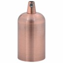  Lampeholdere 2 stk rød bronse E27
