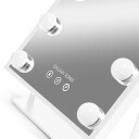 Gillian Jones Makeup Artist Mirror w. 9 strong LED bulb   White