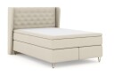 Select No 6 Komplett Sengepakke 160x200 Medium Memory/Pocket - Beige/V-formede Metallben