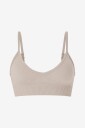 Aim'n Sports BH Ribbed Seamless Deep Cut Bra Brun