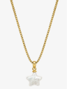Who Is She Pearl Star Necklace Gold Gull ONE SIZE