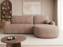Branrel 3 seters sofa med divan   rosa