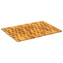 vidaXL Badematter 2 stk. Naturlig 44 x 60 cm Solid akasietre
