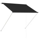 vidaXL Uttrekkbar markise 100x150 cm antrasitt