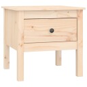 vidaXL Sidebord 50x50x49 cm heltre furu