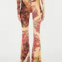 Roberto Cavalli Dame Bukser Flerfarget M,