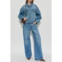 Jacquemus Dame Jeans Blå W30,