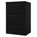 Linn Bad Ingrid Sideskap med Skuffer Svart eik / 60cm LB-115606