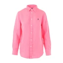 Polo Ralph Lauren Classic Fit Linen Shirt - Pink - L