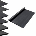 vidaXL Gulv Matte Svart 1,2 x 2 m Gummi