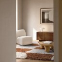 Ryetepper   Kalymnos Natural Cotton Shaggy offwhite/okergul Størrelse: 160 x 230 cm