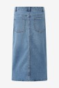 JDY   Denim skjørt jdyMoon MW Midi Slit Skirt Dnm   Blå
