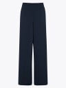 Ichi Kate Wide Pant Long Blå XXL
