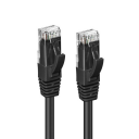 MicroConnect - Nettverkskabel - RJ-45 (hann) til RJ-45 (hann) - 1 m - UTP - CAT 6 - halogenfri - svart