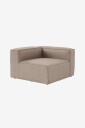 Homitis   1 seters sofa  Brinly Right   Brun