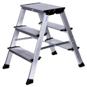 Krause 126030 Trappestige I Aluminium Sort