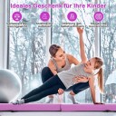 210 cm balansebjelke gymnastikkbjelke sammenleggbar gymnastikkbjelke sklisikker balansebjelke opptil 73 kg lilla