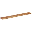  Vegghylle 140x20x3,8 cm rektangulær heltre akasie naturlig kant 8721012090064