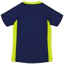 Hyperfied V-Neck Neo Logo T-Shirt Medieval Blue 110-116