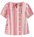 Fliink Addie Ss Blouse Pink 110