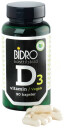 Bidro D3-Vitamin Vegan 90 Kapslar