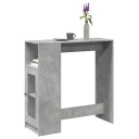  Barbord med stativer betonggrå 101x40x103,5 cm konstruert tre 8721158386557