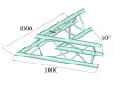 Alutruss Trilock 6082ac-20 2-Way Corner 60°