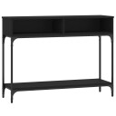 vidaXL Konsollbord svart 100x30,5x75 cm konstruert tre