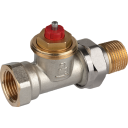 Resideo V2020fx Fremløb 1/2" Ligeløb Radiatorventil for Hydraulikk