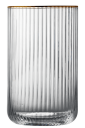 Lyngby Glas Highball Palermo Gold 4 Stk.   Nude   50 CL
