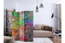 Romdeler - Rainbow Wall 135x172 - Artgeist sp. z o. o.