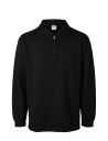 Selected Slhrelax-Emanuel Soft Polo Zip Sweat Ex - Black - L