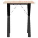  Spisebord Y-ramme 60x60x75 cm heltre furu og støpejern 3282714
