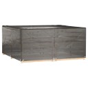 vidaXL Hagemøbeltrekk 2 stk 16 maljer 205x205x90 cm firkantet