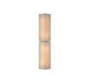 Clayton 25" vägglampa nickel/alabaster